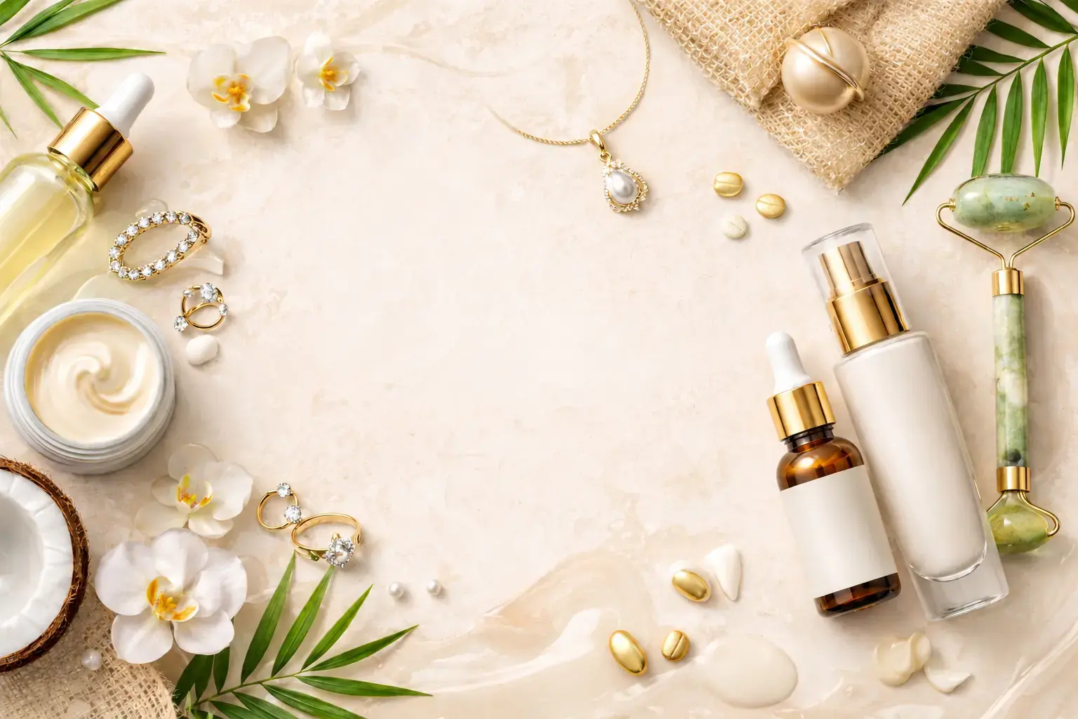 DUF Cosmetics luxury jewellery and beauty banner
